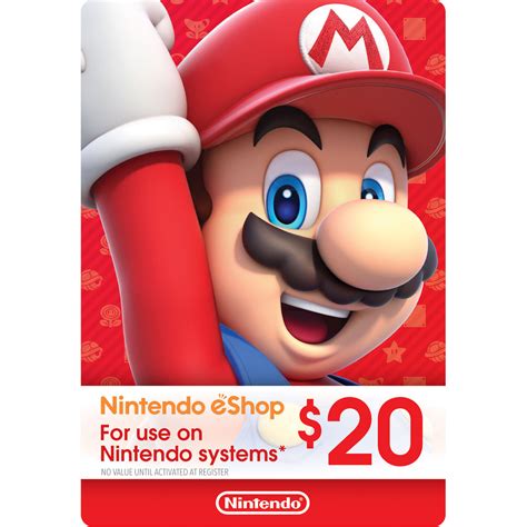 2023 Nintendo eShop Card 20 USD USA Account digital their your